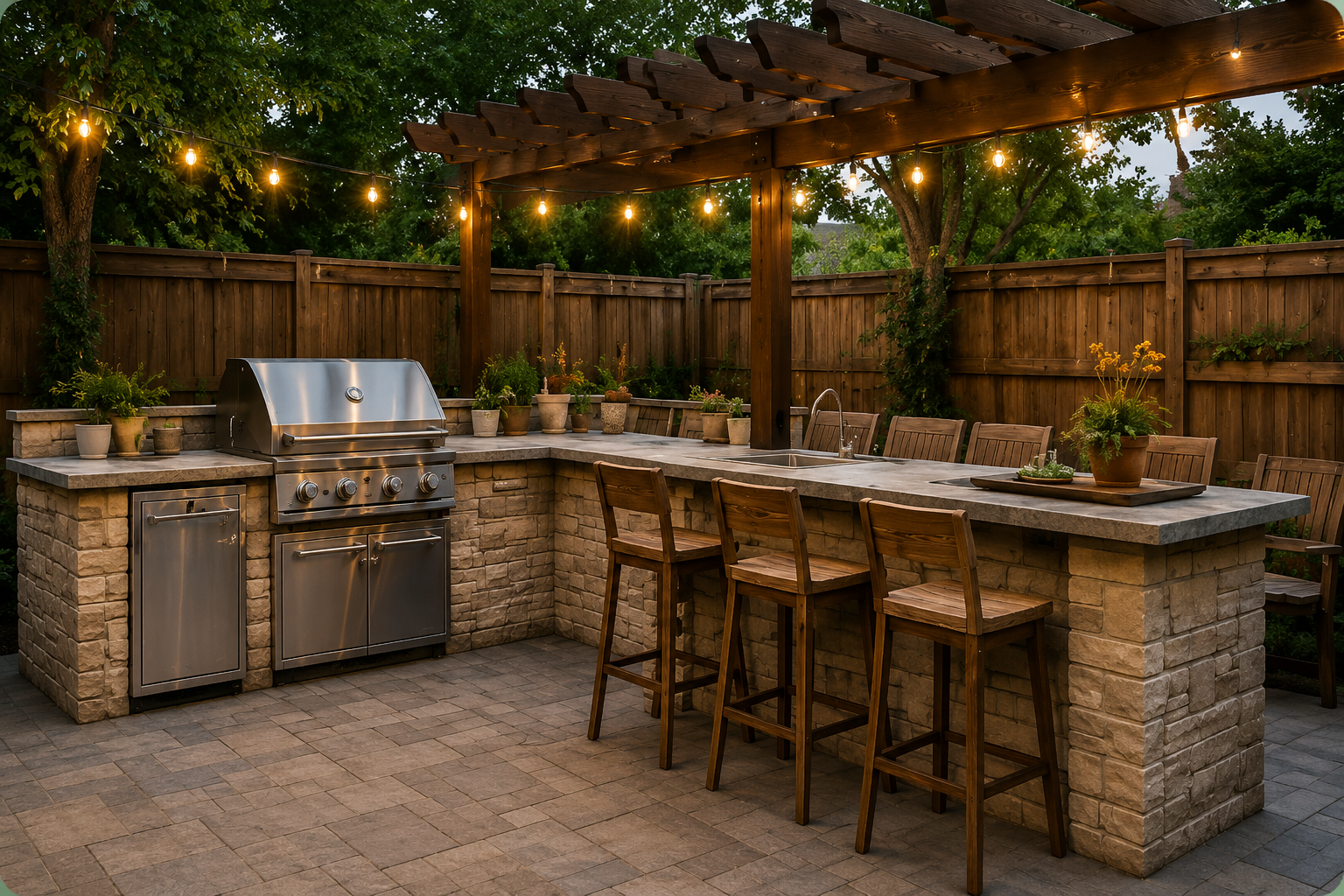 Outdoor Kitchen & Grill