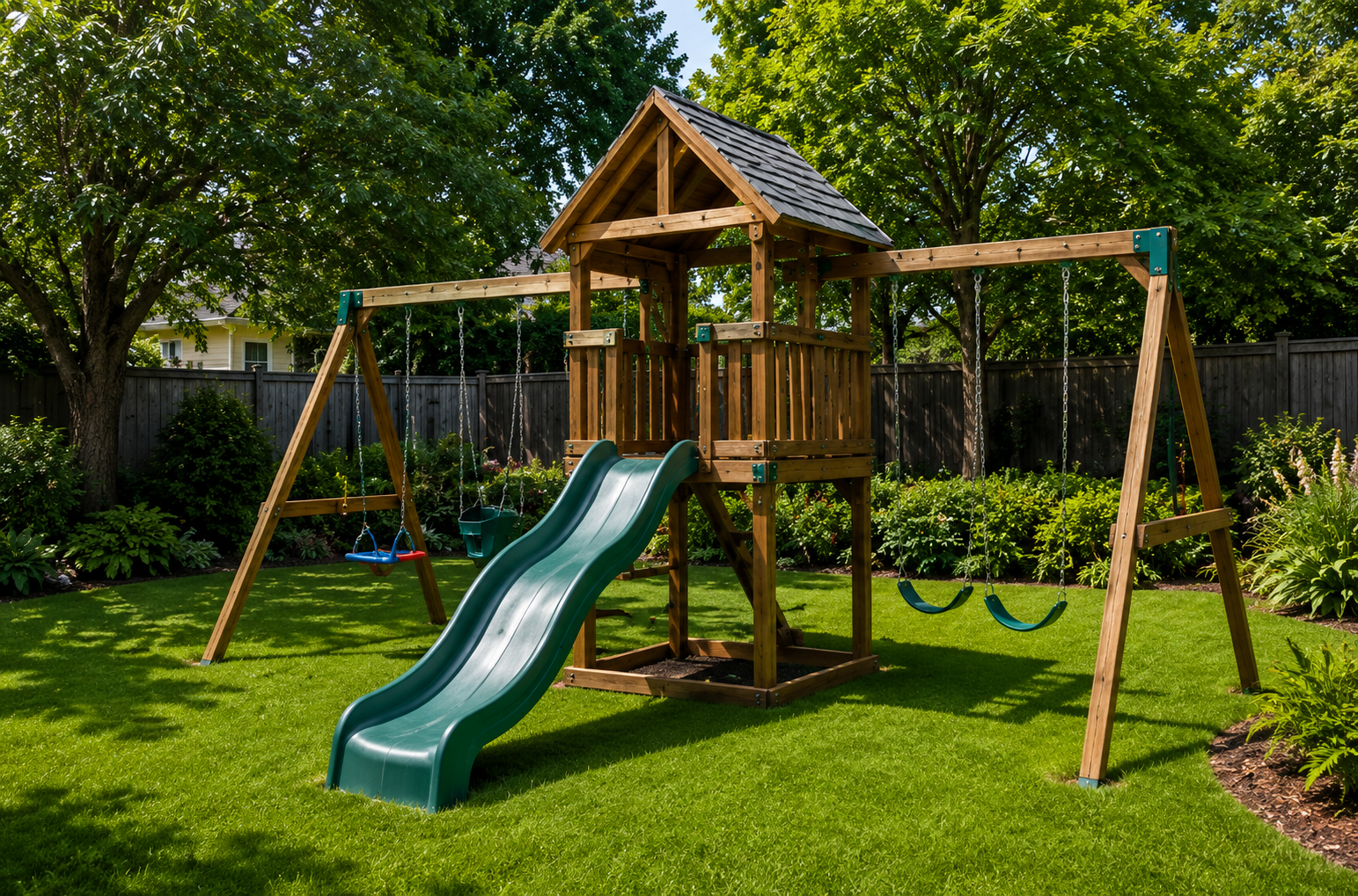 Playset & Swings