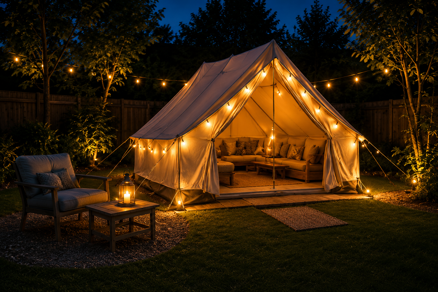 Backyard Glamping
